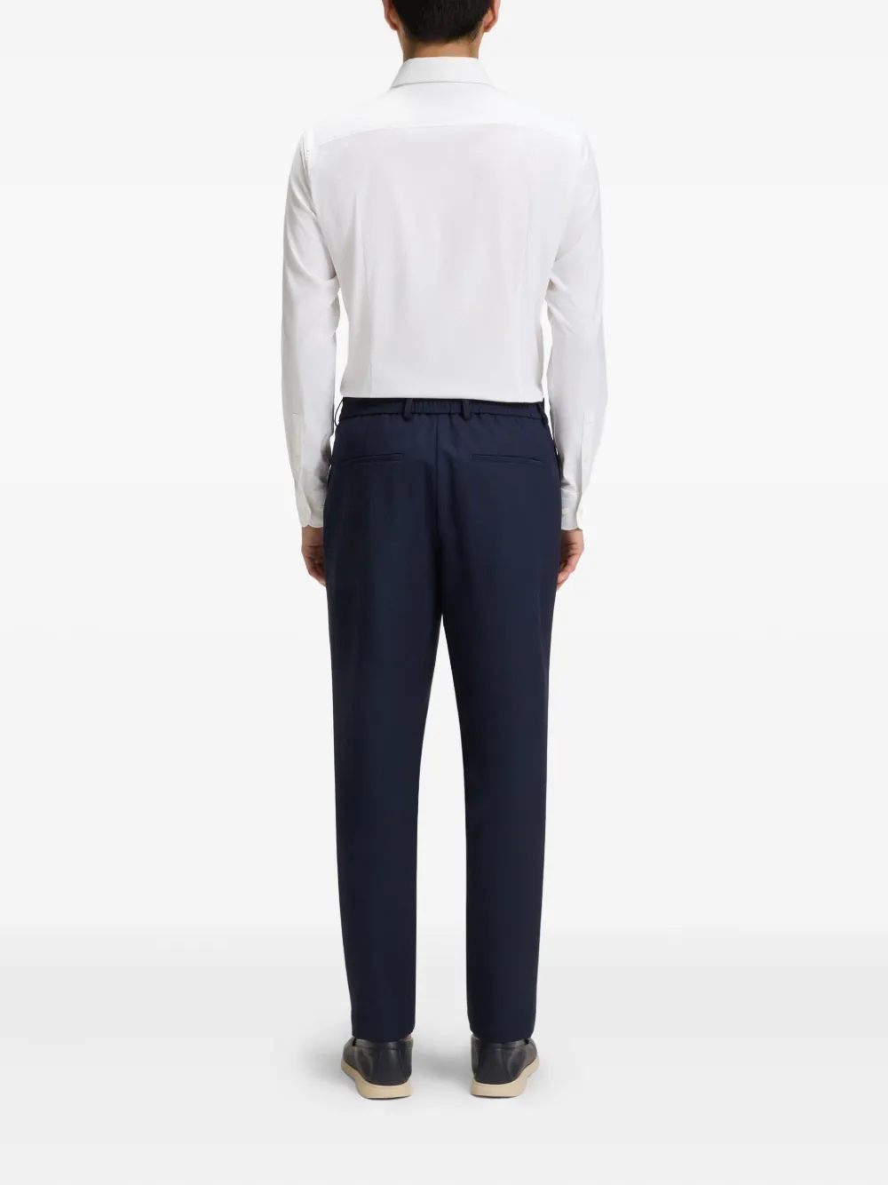 Hugo Boss Long-sleeve Button-down Shirt In White