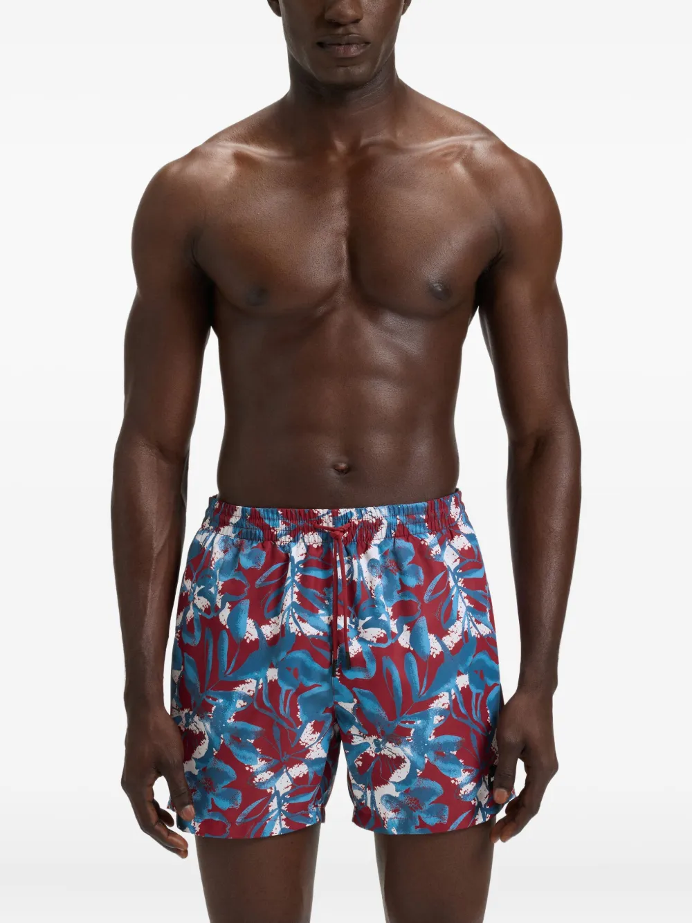 BOSS floral-pattern swim shorts | Swim & Board Shorts | Image 2