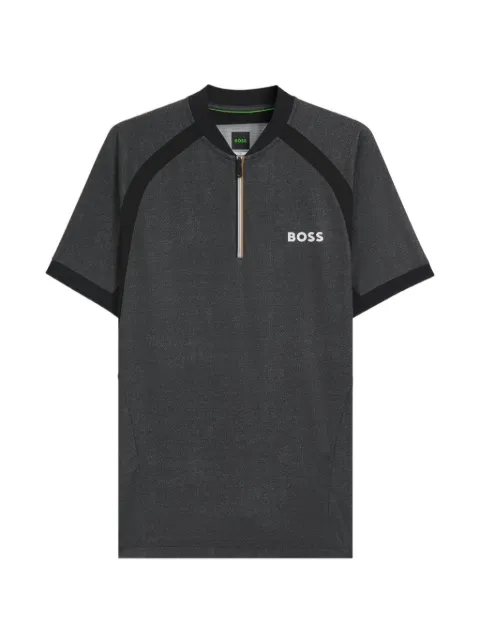 BOSS T-Shirt mit Reißverschluss