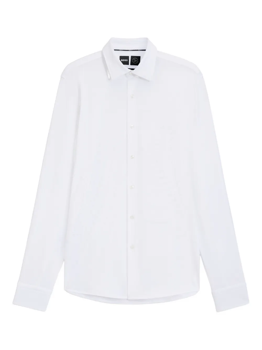 BOSS long-sleeve button-cuff shirt | White | Image 1