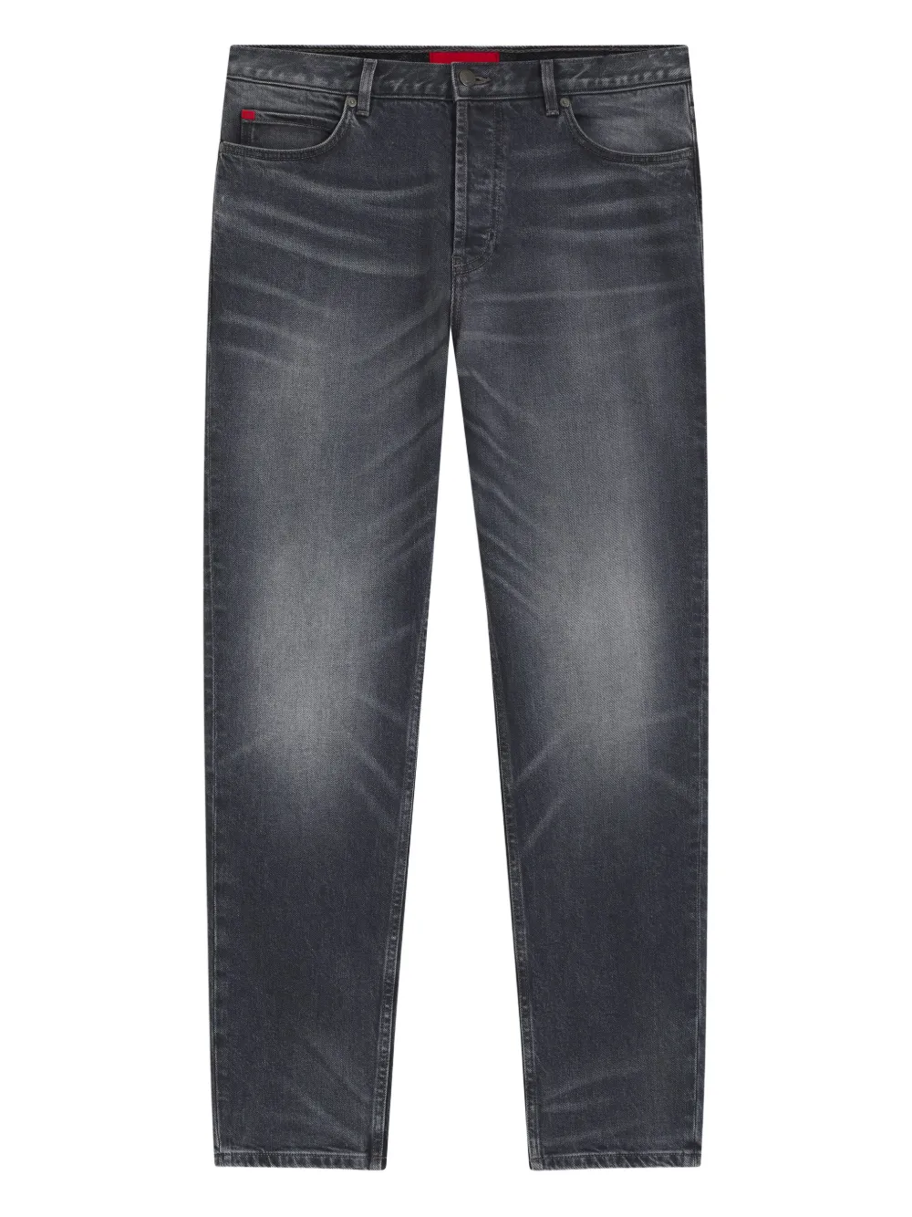 HUGO logo-plaque jeans | Grey | Image 1