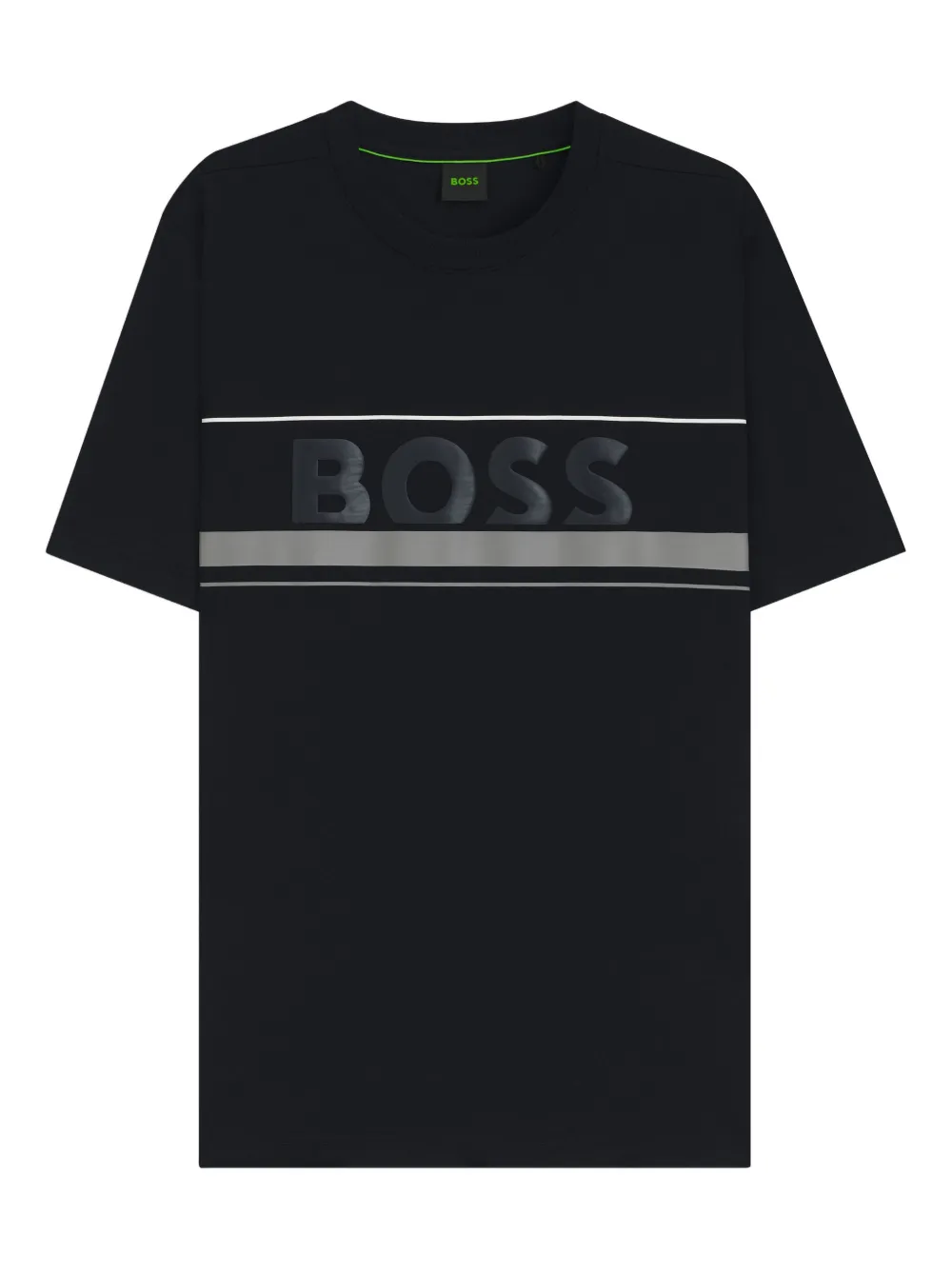 Hugo Boss Logo Crew-neck T-shirt In Black