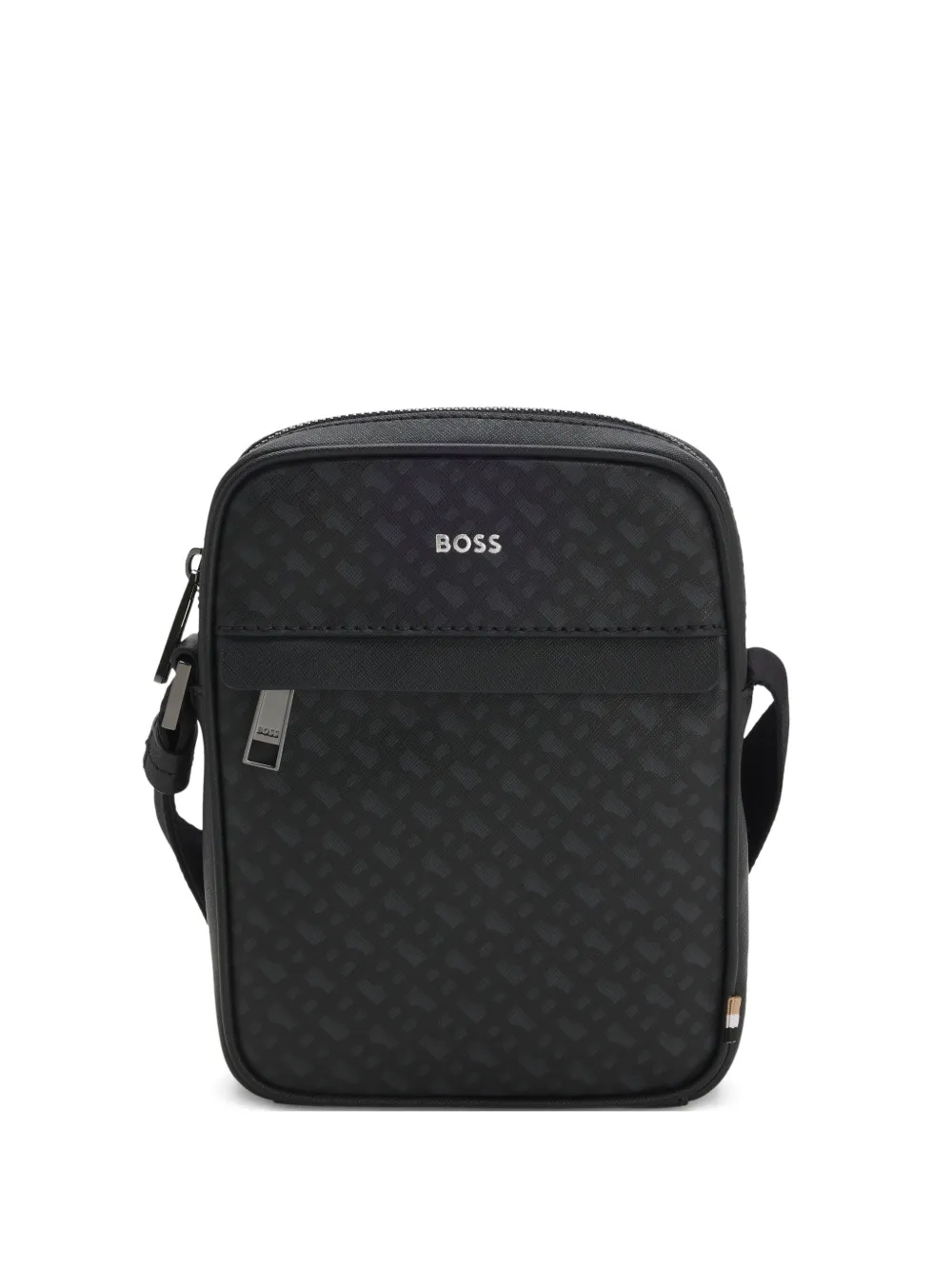 BOSS monogram messenger bag | Black | Image 1