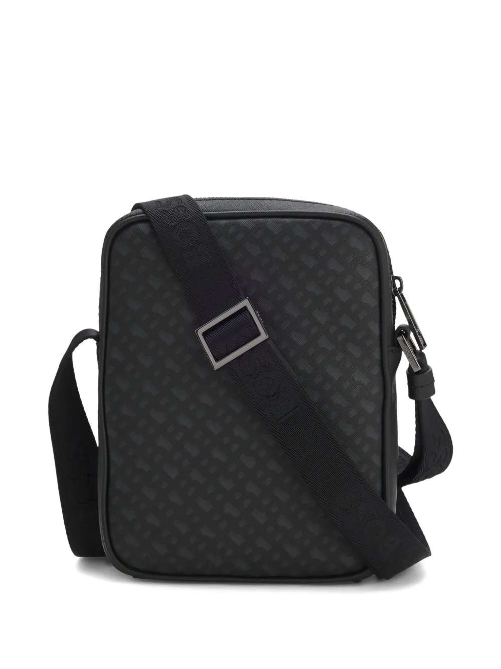 BOSS Messengertas met monogram Zwart