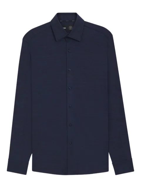 BOSS buttoned long-sleeve shirt