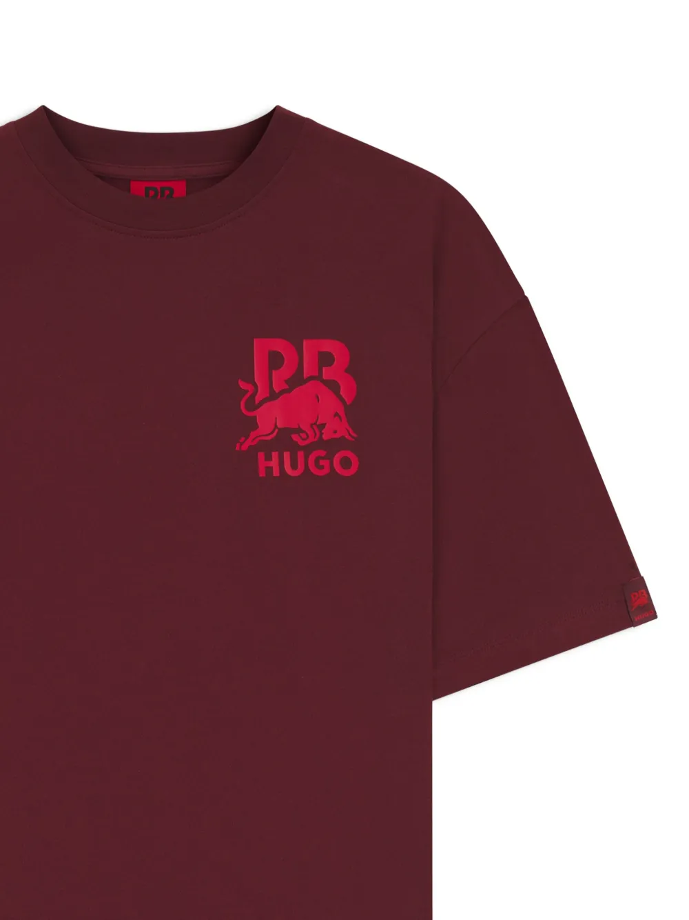 HUGO x Red Bull T-shirt met logo - Rood