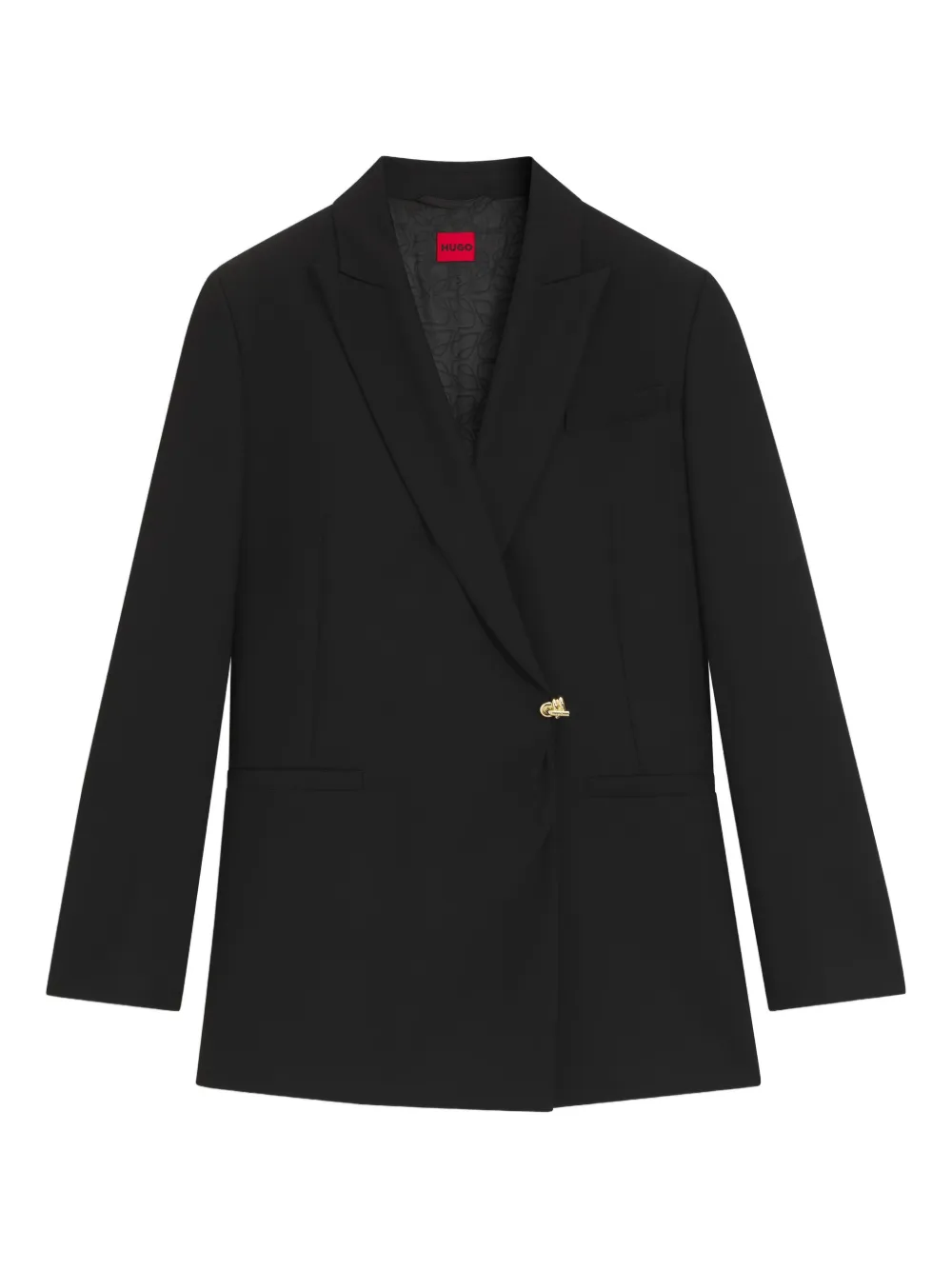 HUGO cross-over detailed blazer | Black | Image 1