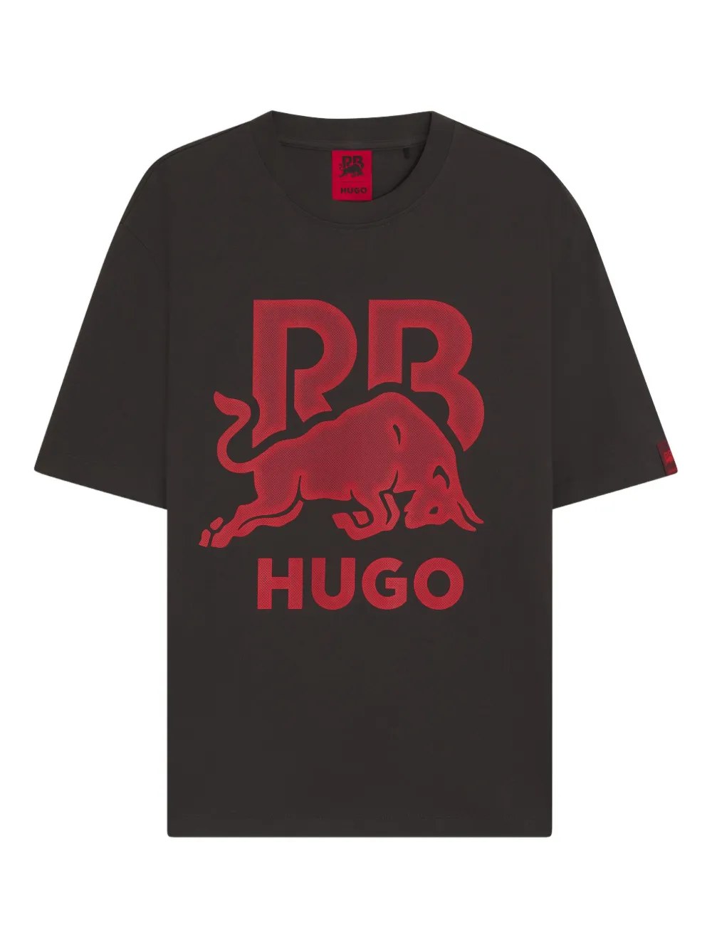 HUGO bull logo T-shirt | Grey | Image 1