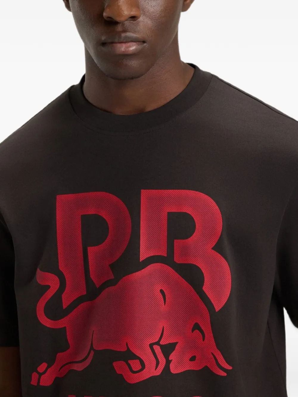 HUGO T-shirt met logo Grijs