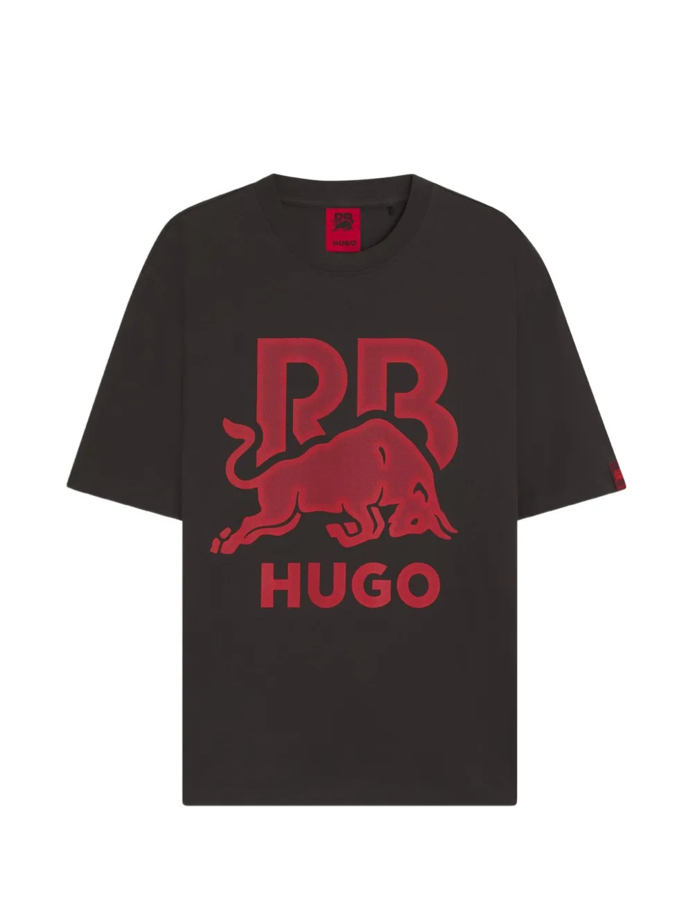 HUGO T-shirt met logo Grijs