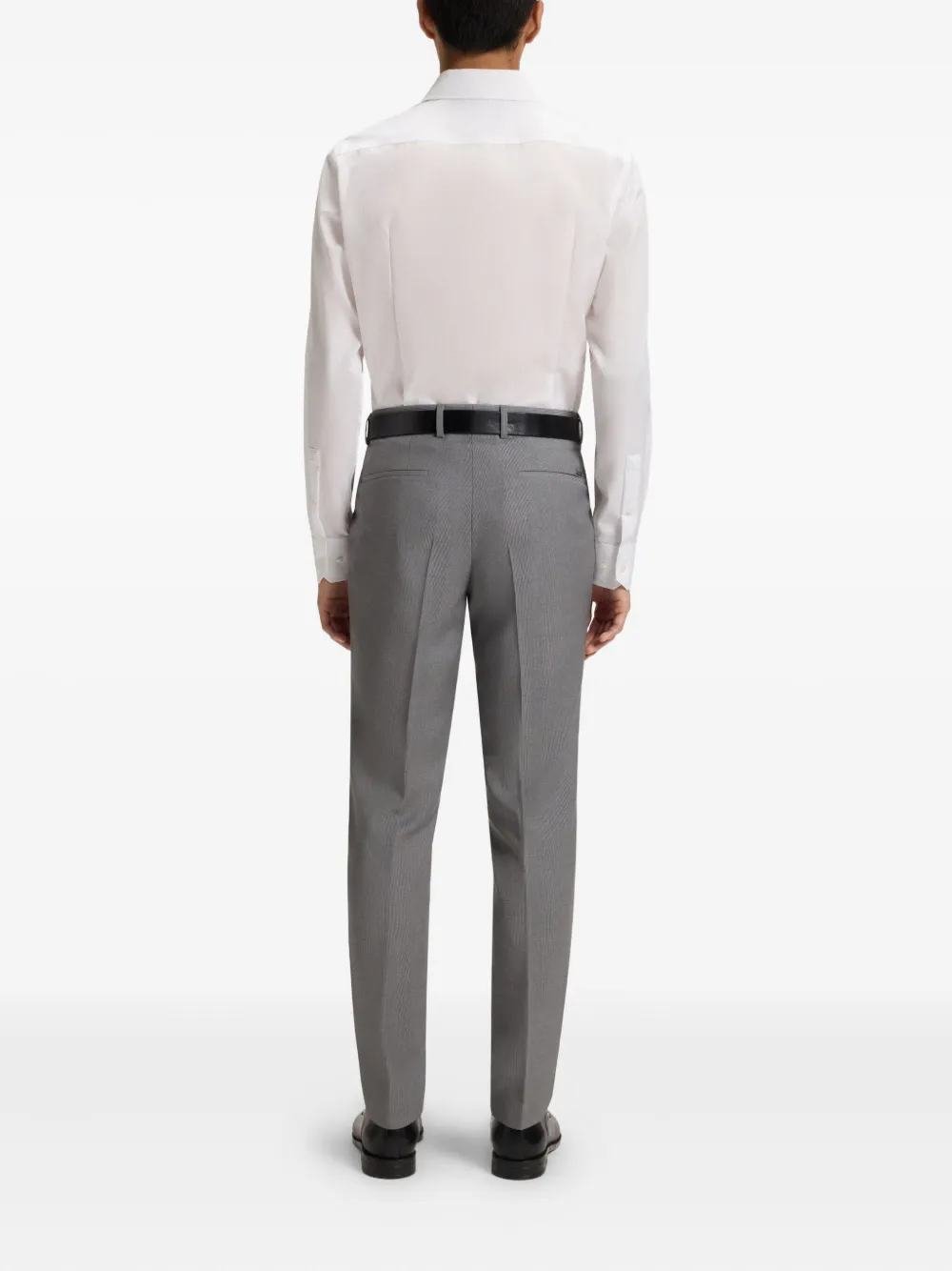 BOSS Katoenen overhemd Wit