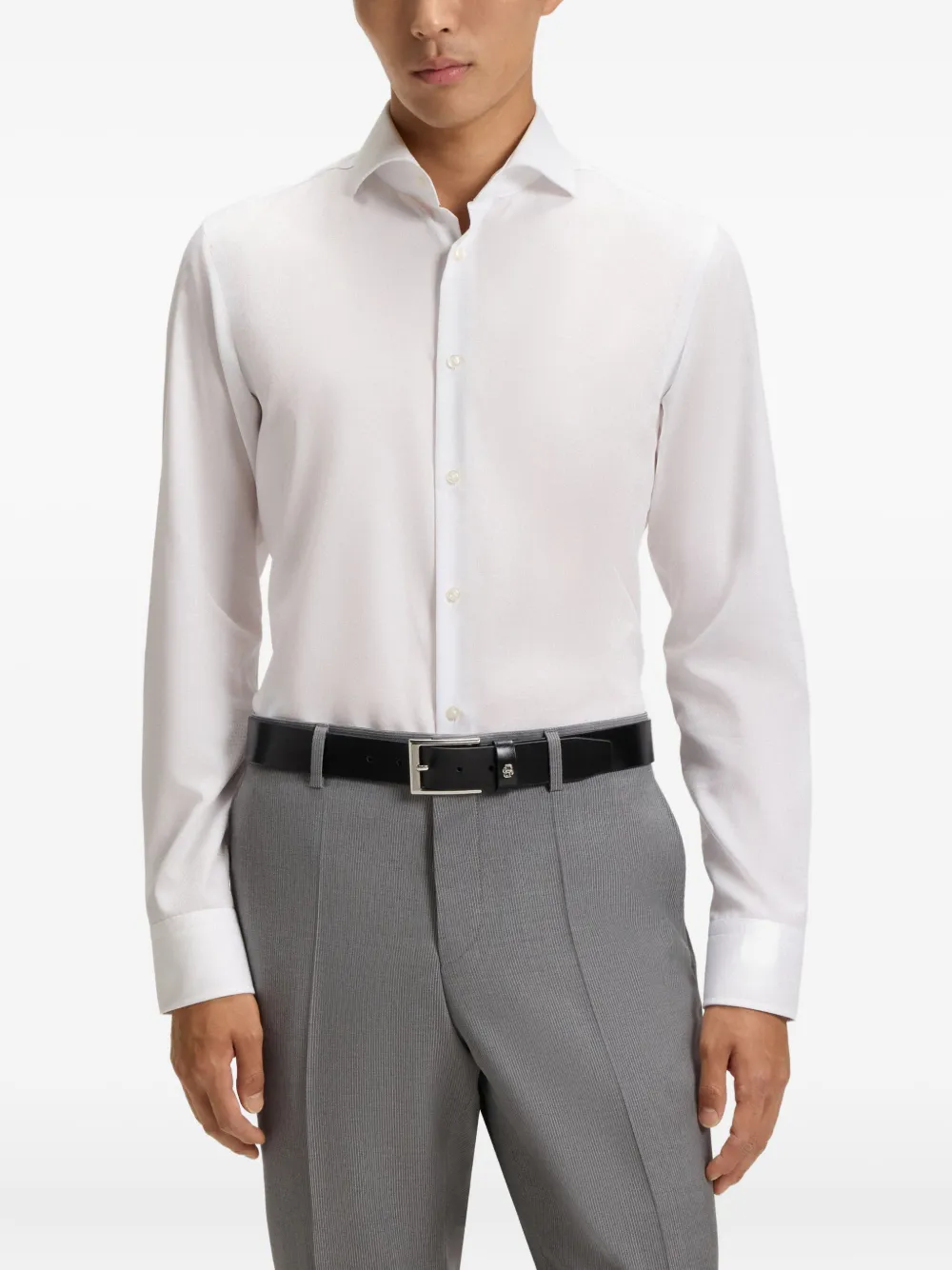 BOSS cotton shirt | White | Image 1