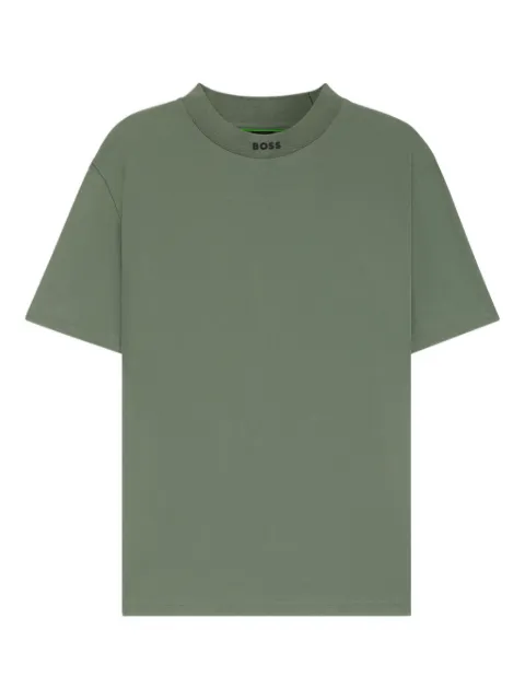 BOSS crew-neck cotton-blend T-shirt