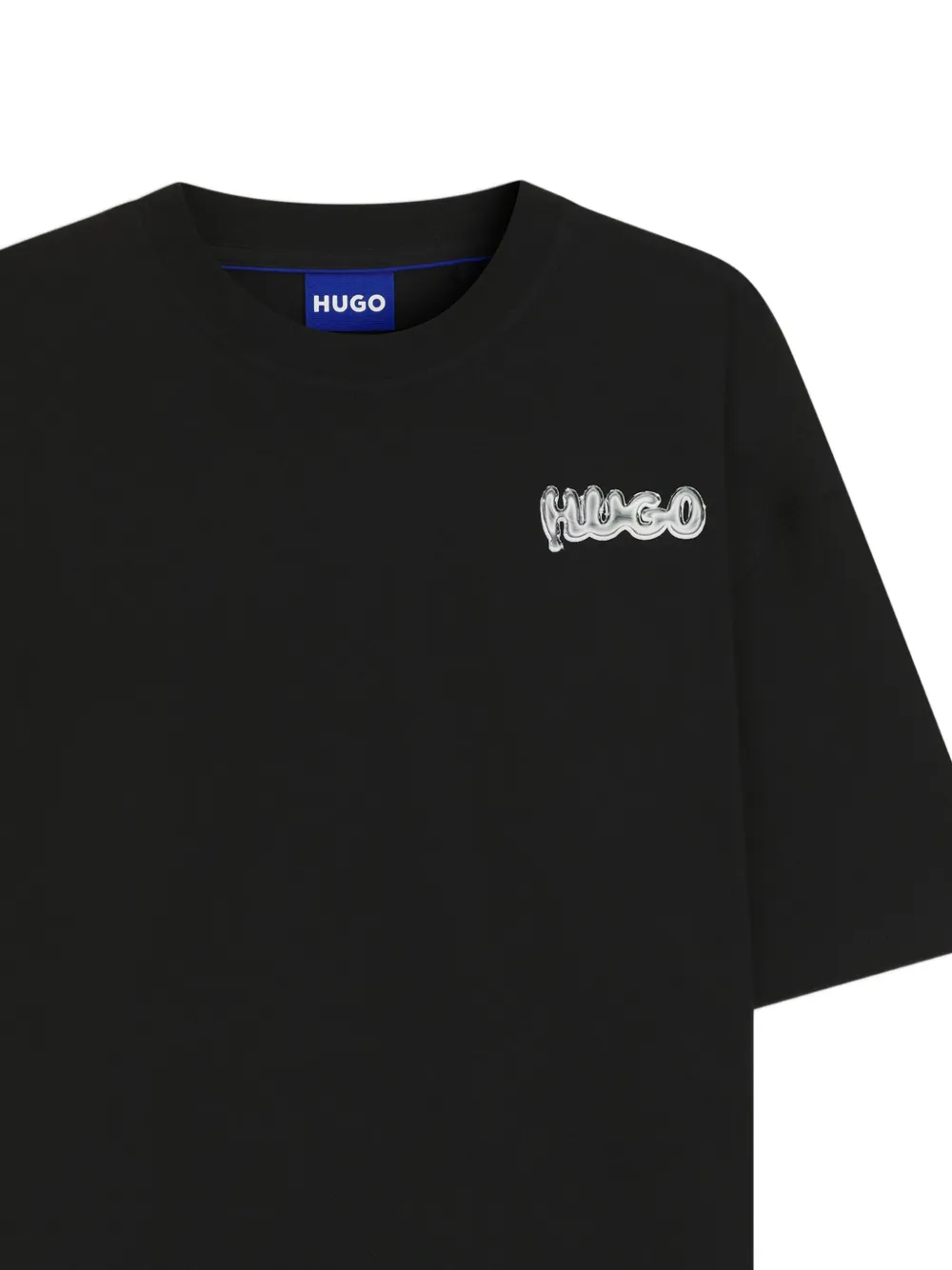 HUGO Camiseta de algodão com logo | Camisetas | Image 2