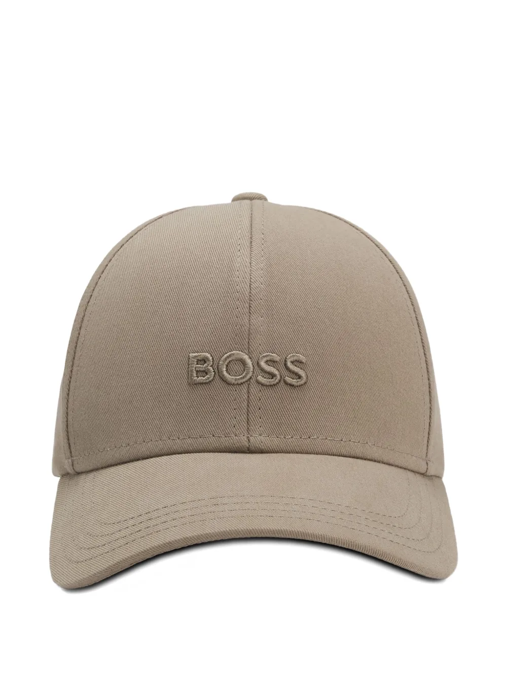 BOSS logo-embroidered cap | Neutrals | Image 1