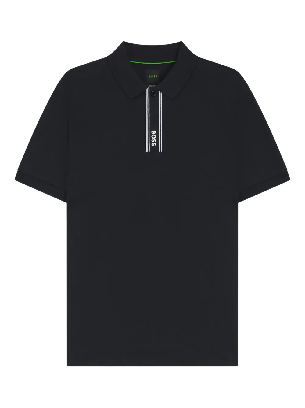BOSS front-detail polo shirt | Blue | Image 1