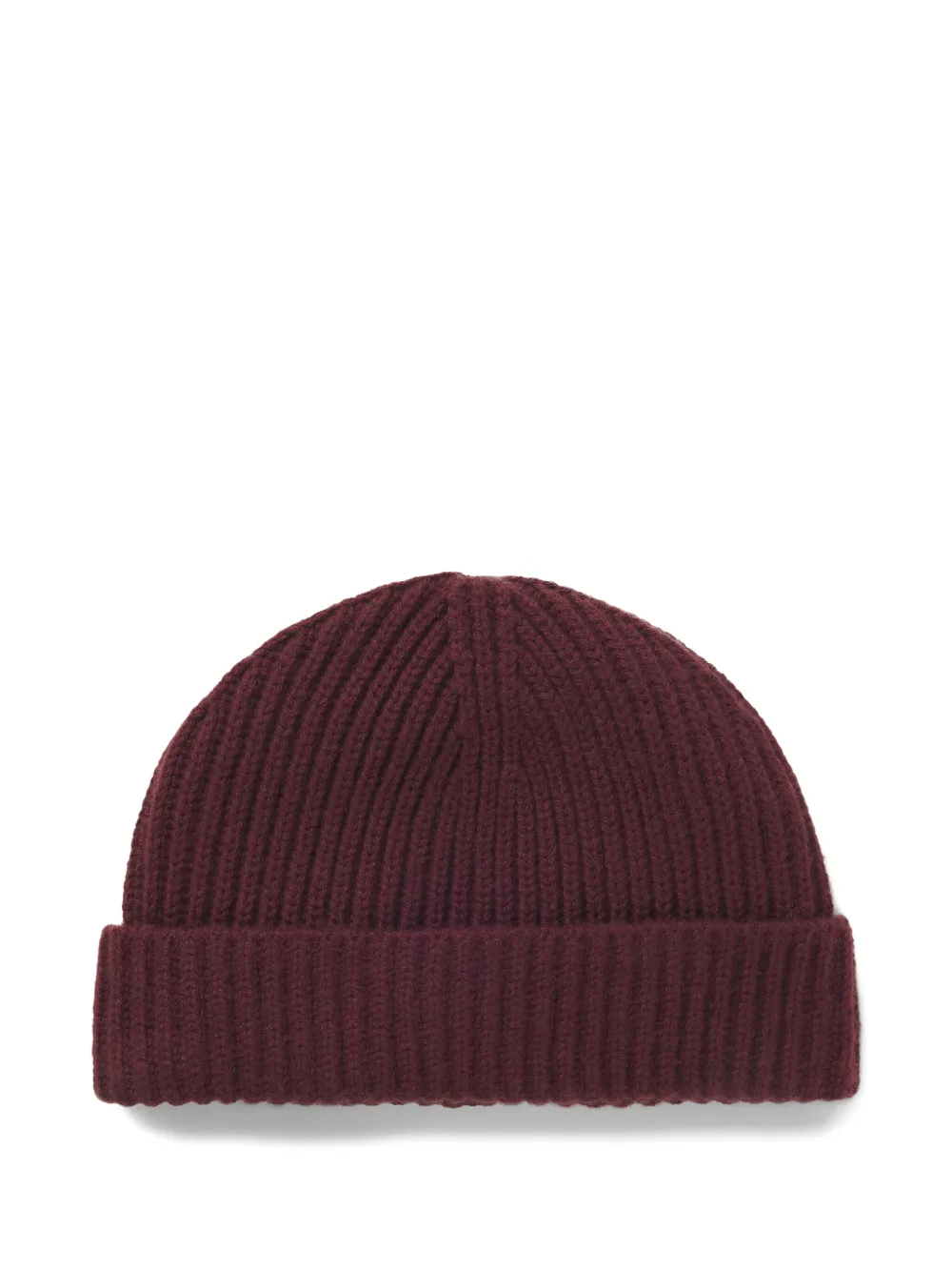 BOSS Geribbelde muts - Rood