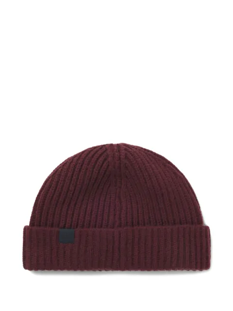 BOSS ribbed beanie hat