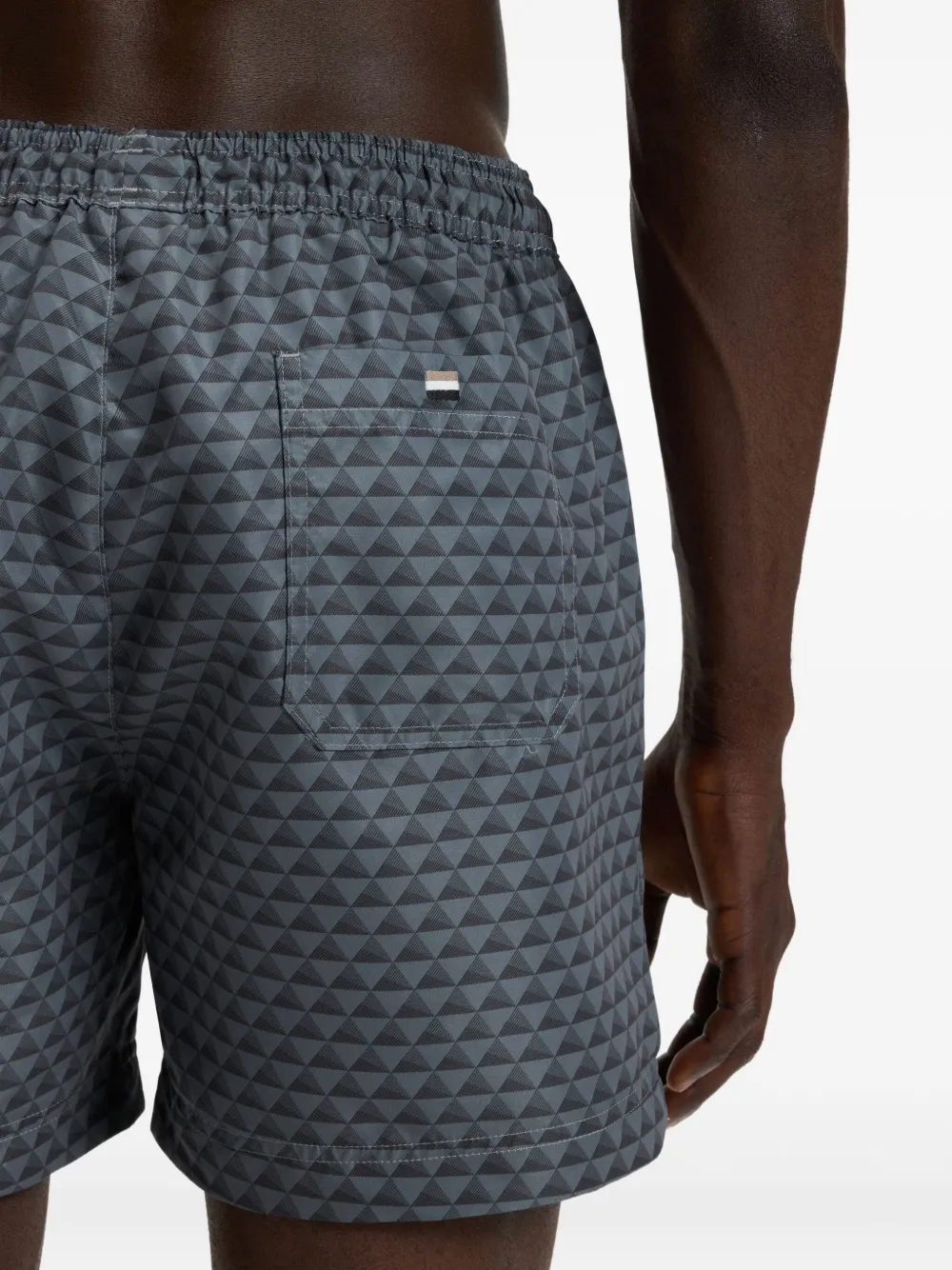 BOSS Bermuda de praia com estampa geométrica | Shorts de praia | Image 2