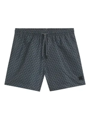 FENDI FF-logo Print Swim Shorts | Black | FARFETCH CA