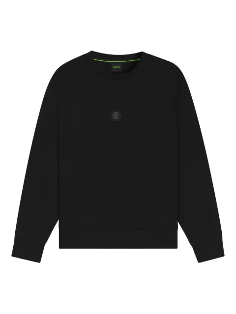 BOSS logo-plaque sweatshirt