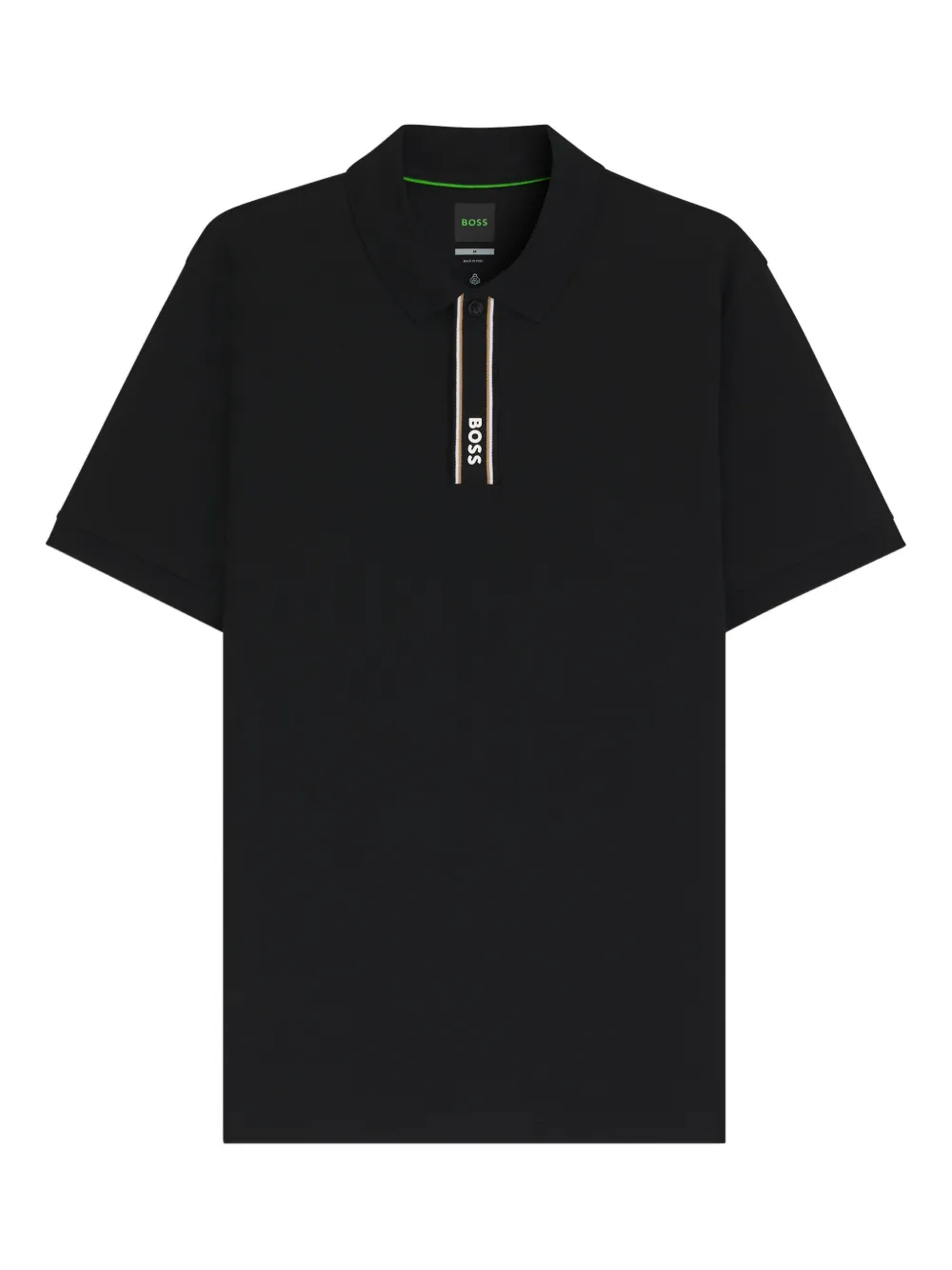 BOSS cotton polo shirt | Black | Image 1