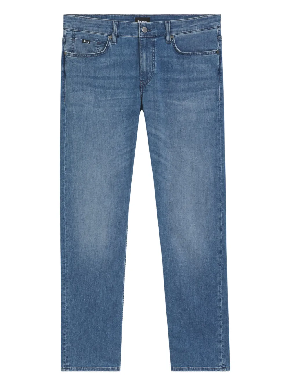 BOSS Jeans met logo-applicatie Blauw