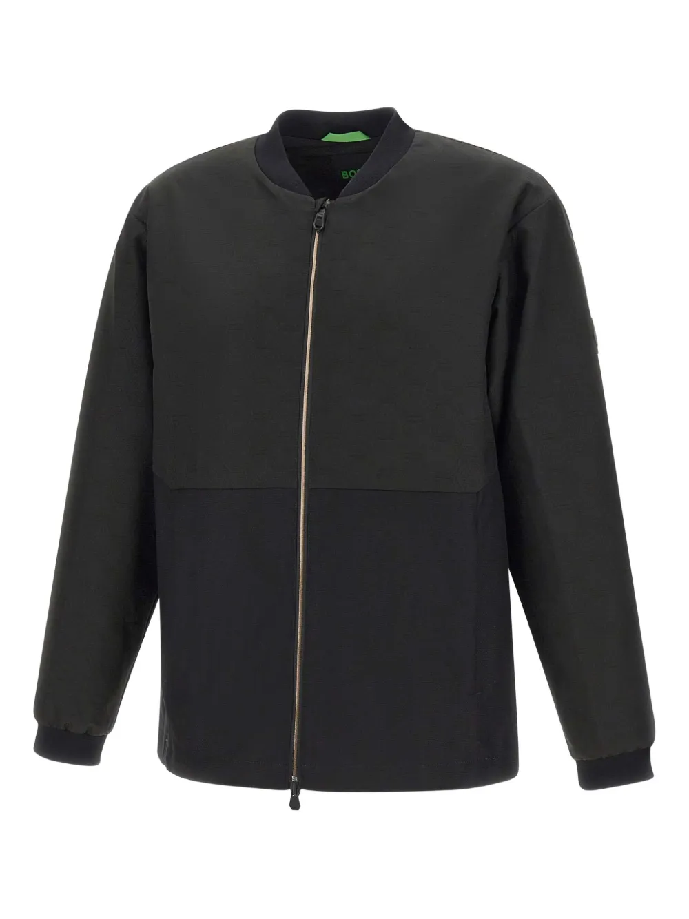 BOSS  zip-front jacket | Black | Image 1