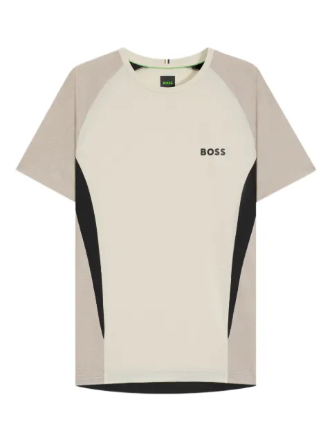 BOSS panelled short-sleeve T-shirt