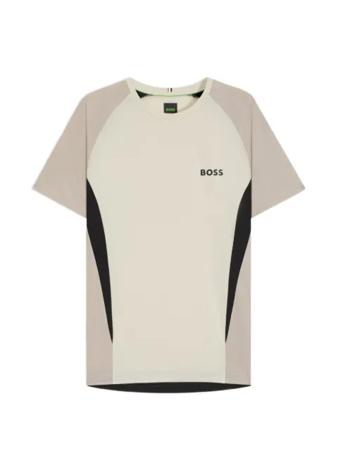 BOSS playera manga corta con paneles