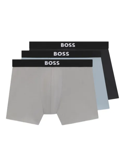 BOSS Kit 3 cuecas boxer com logo