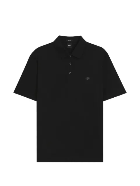 BOSS playera tipo polo con parche del logo
