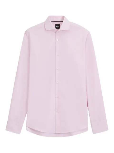 BOSS Camisa mangas longas com abotoamento nos punhos