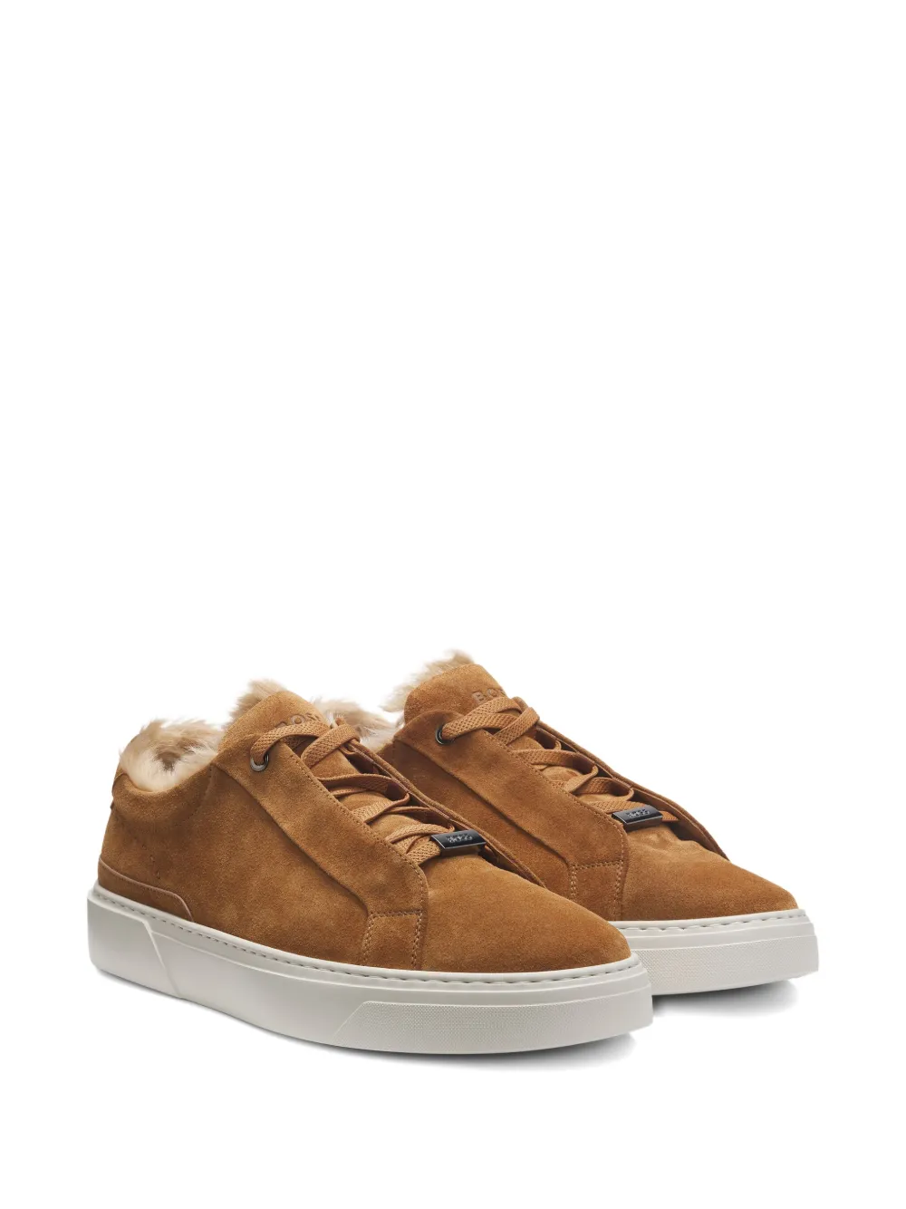 BOSS Sneakers met voering Bruin