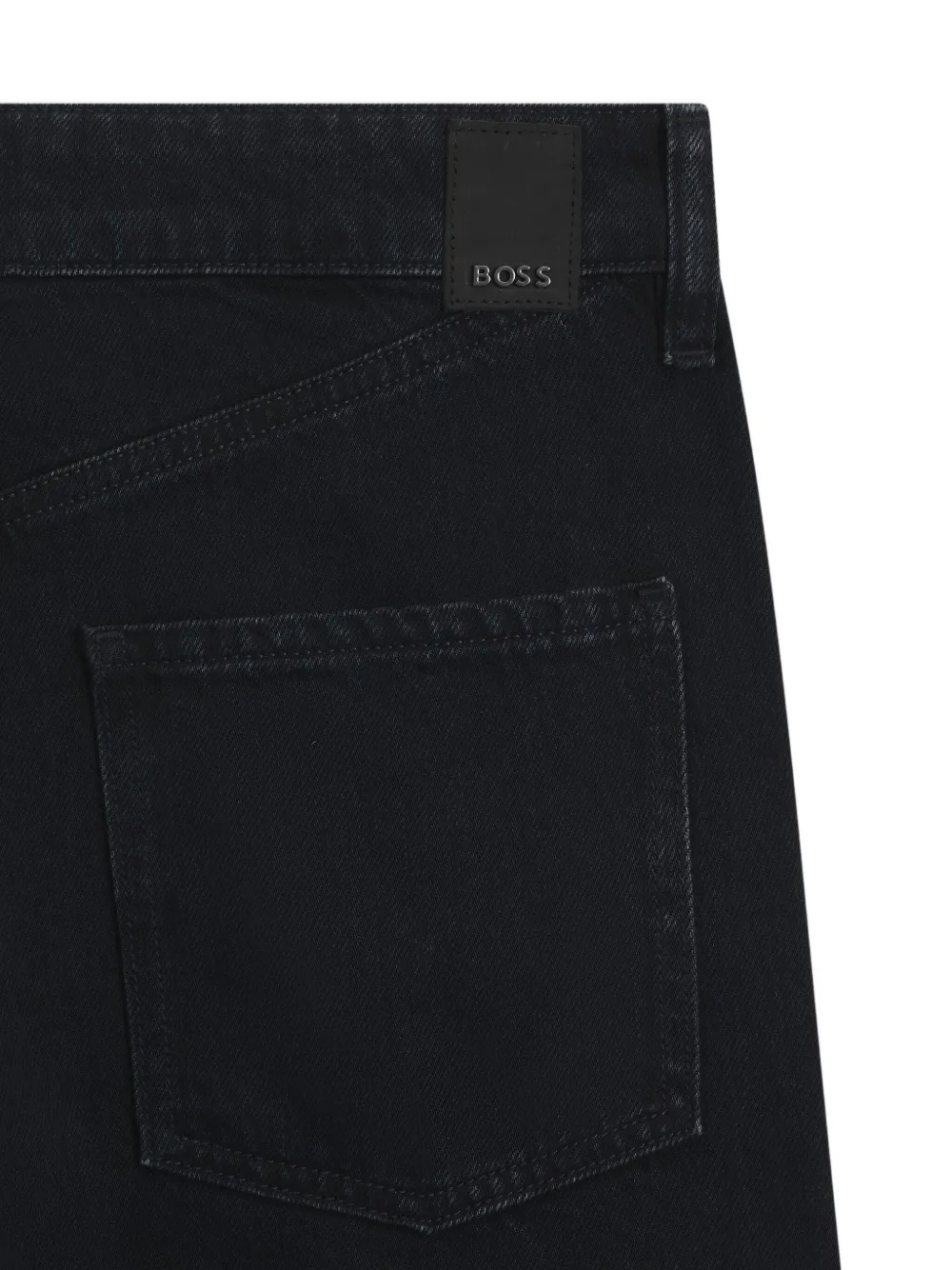 BOSS Jeans met vlakken - Zwart