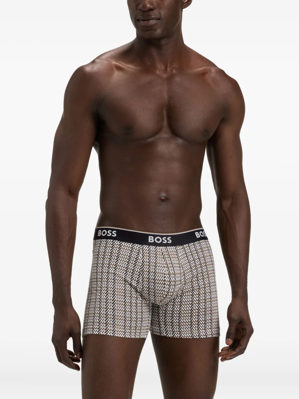 BOSS logo-detail herringbone boxers (pack of three) | Image 2