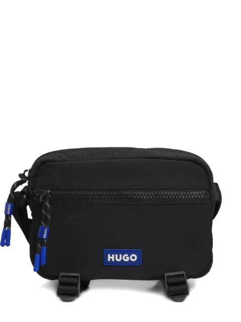HUGO Bolsa com patch de logo