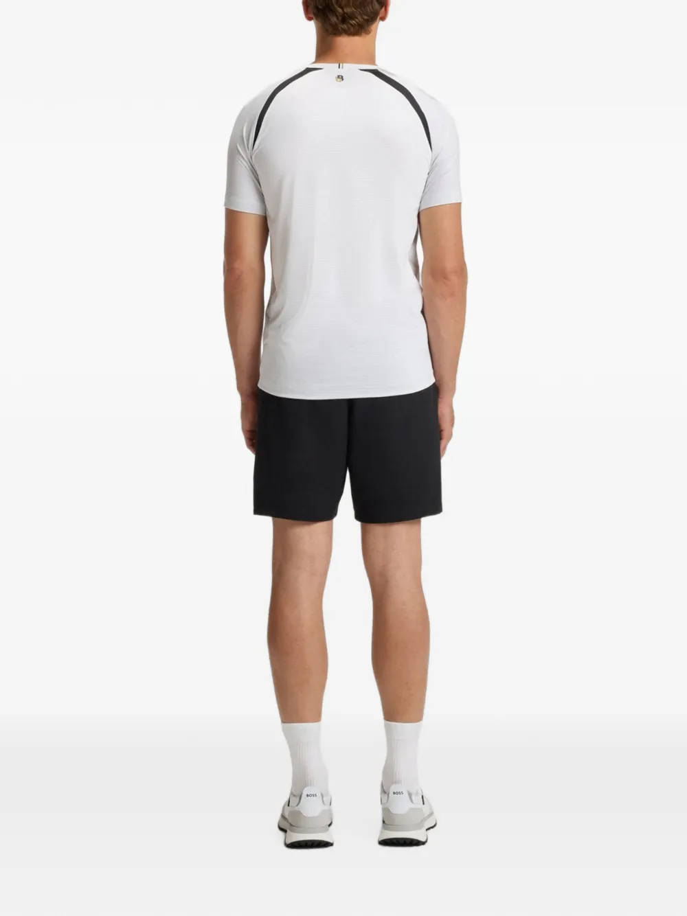 BOSS T-shirt met ronde hals Wit