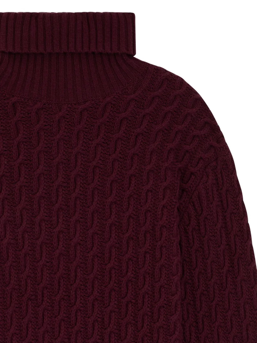 BOSS Kabelgebreide coltrui - Rood