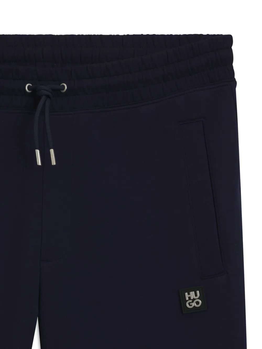 HUGO Joggingbroek met logoplakkaat - Blauw