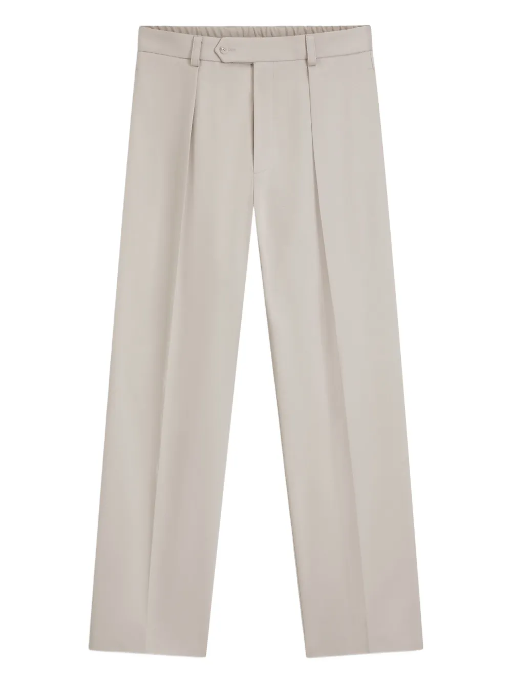 BOSS pleated cotton trousers | Neutrals | Image 1