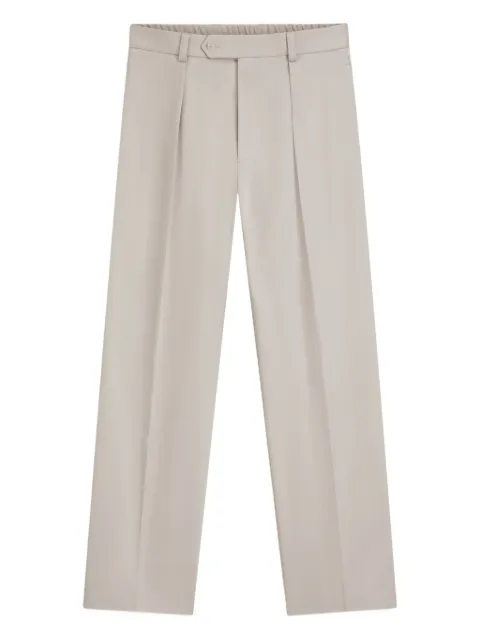 BOSS pleated cotton trousers