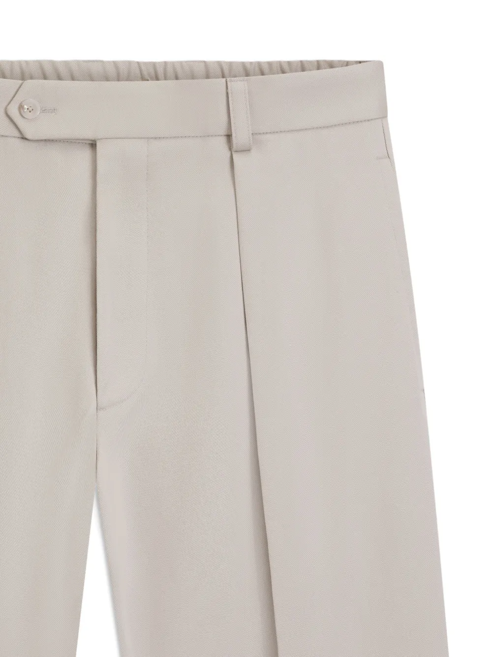 BOSS Straight plooibroek - Beige
