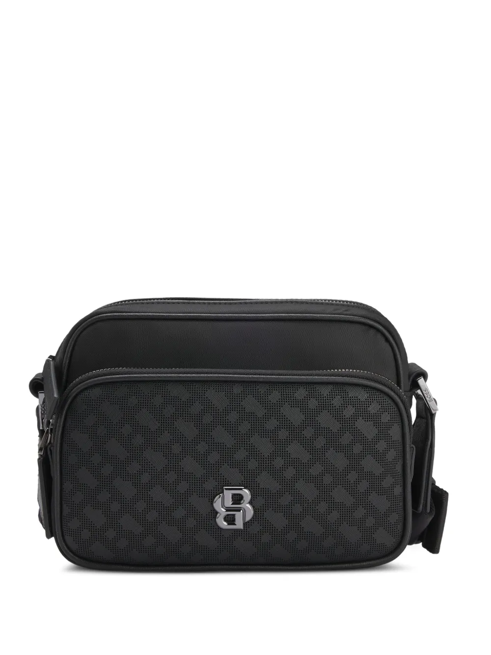 BOSS logo-monogram messenger bag | Black | Image 1