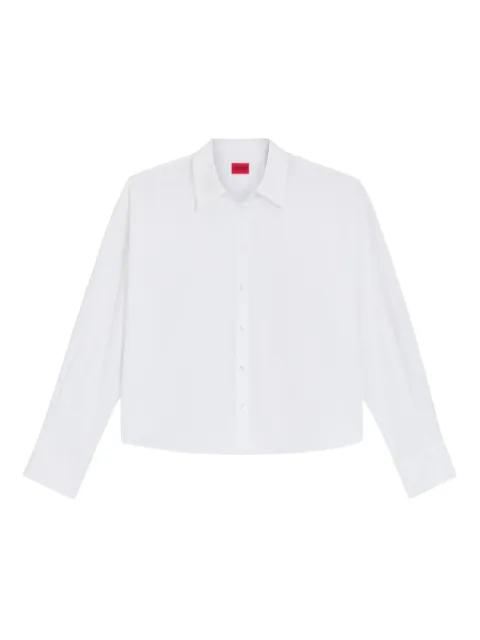 HUGO button-down cropped shirt