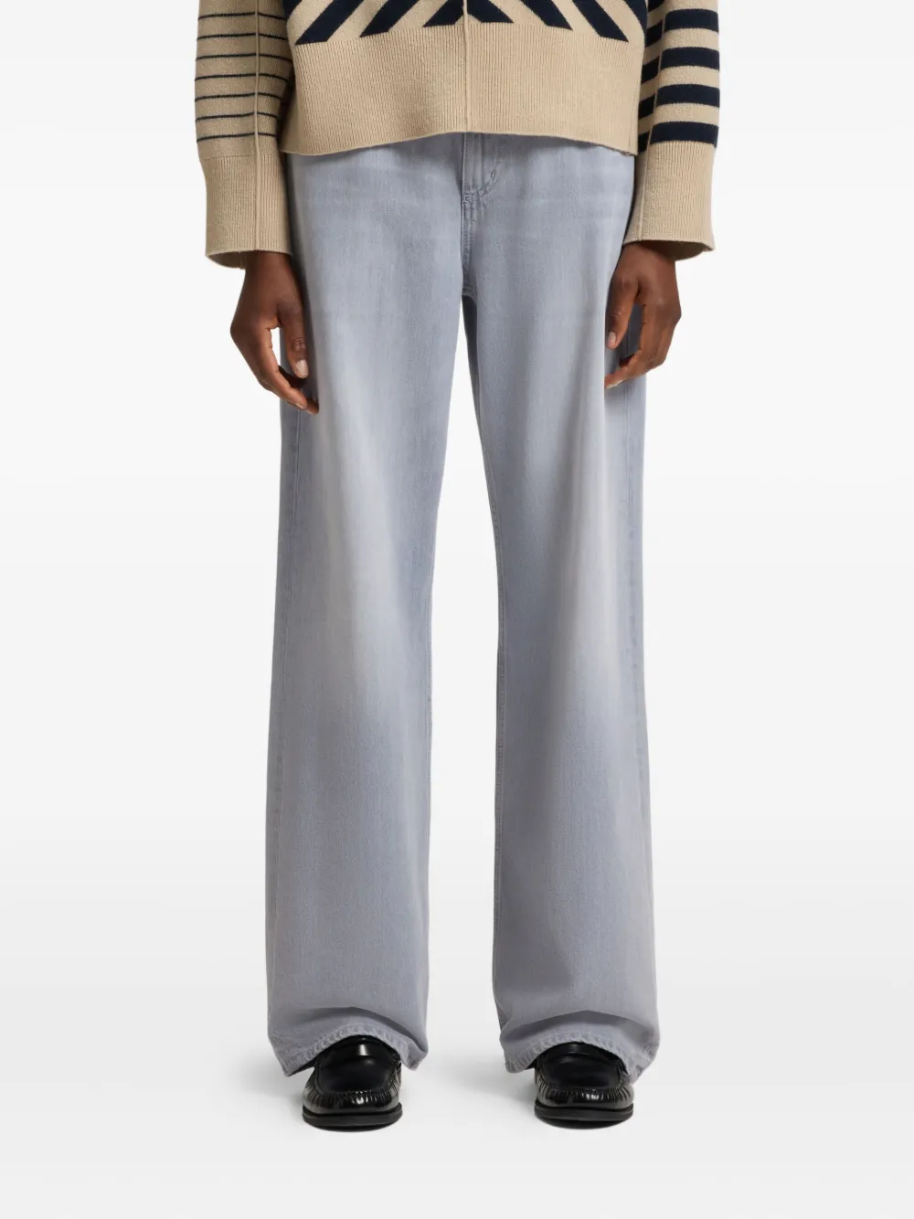 BOSS Straight jeans Grijs