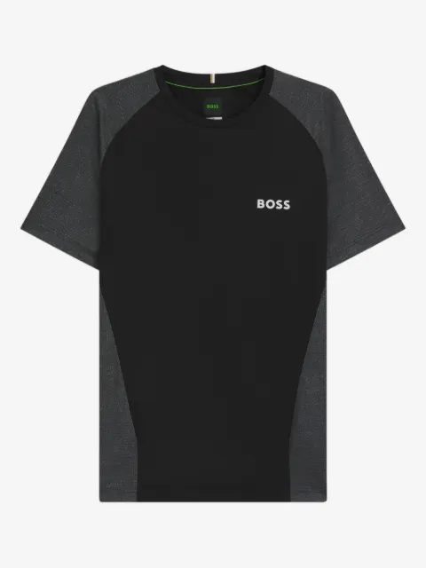 BOSS panelled raglan-sleeved T-shirt