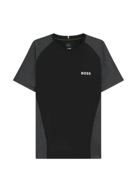 BOSS playera con mangas raglán y paneles