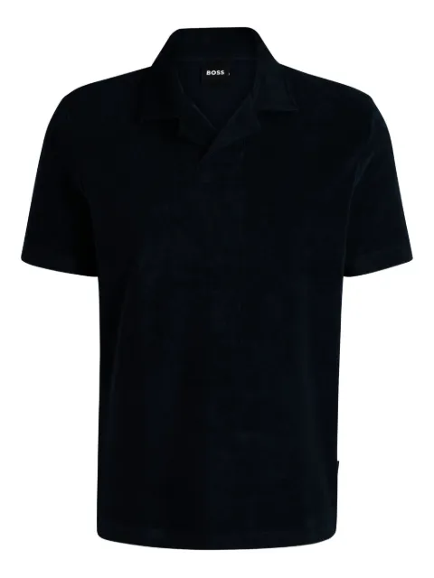 BOSS Camisa polo com colarinho largo
