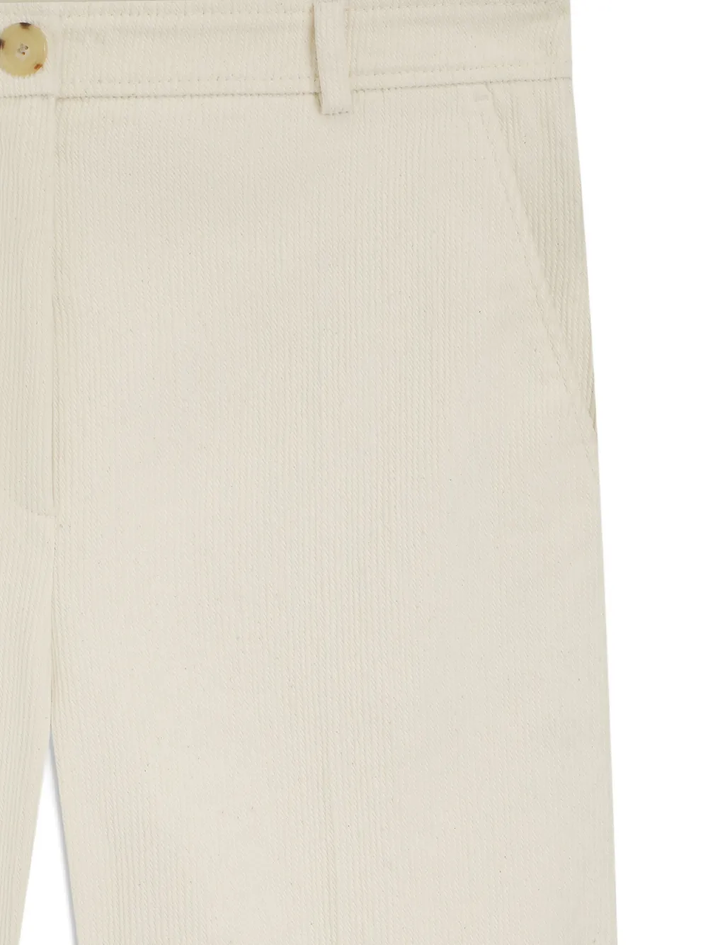 BOSS Geribbelde broek - Beige